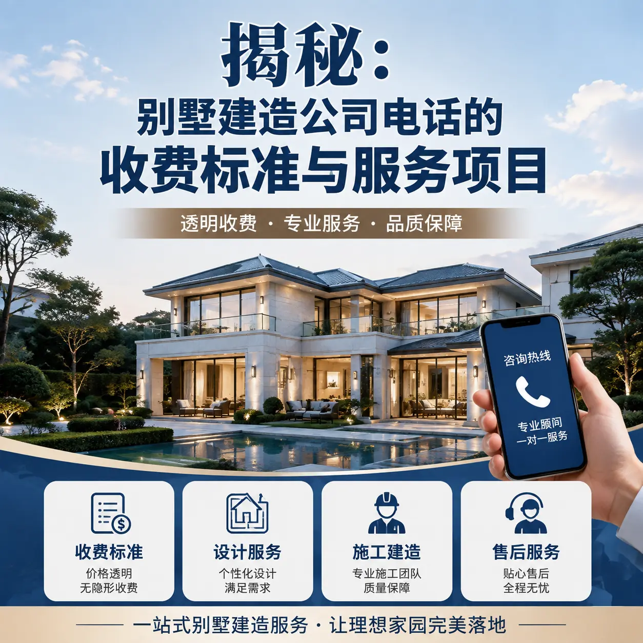 揭秘:水城别墅建造公司电话的收费标准与服务项目