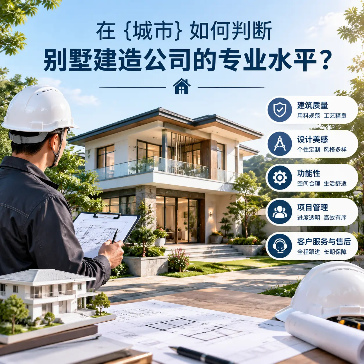 在 水城 如何判断别墅建造公司的专业水平？