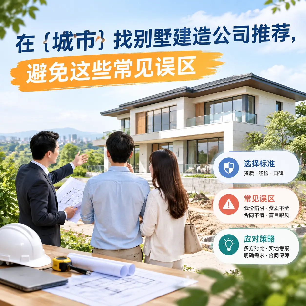 在 水城 找别墅建造公司推荐，避免这些常见误区