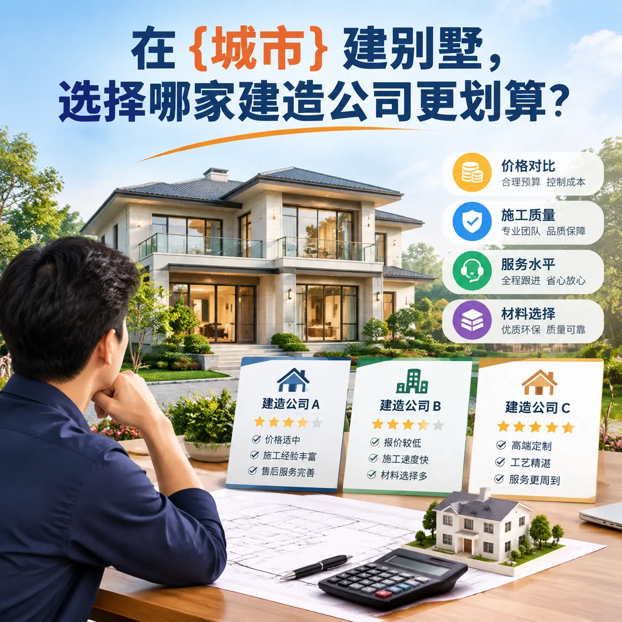 在 水城 建别墅，选择哪家建造公司更划算？