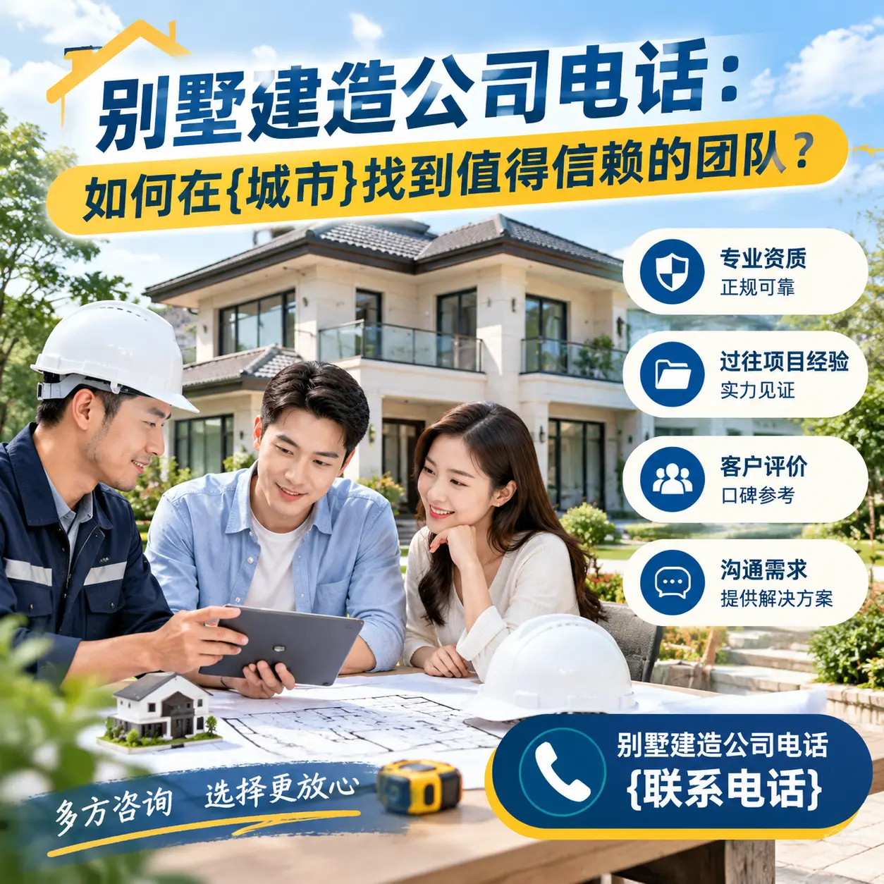别墅建造公司电话:如何在水城找到值得信赖的团队?