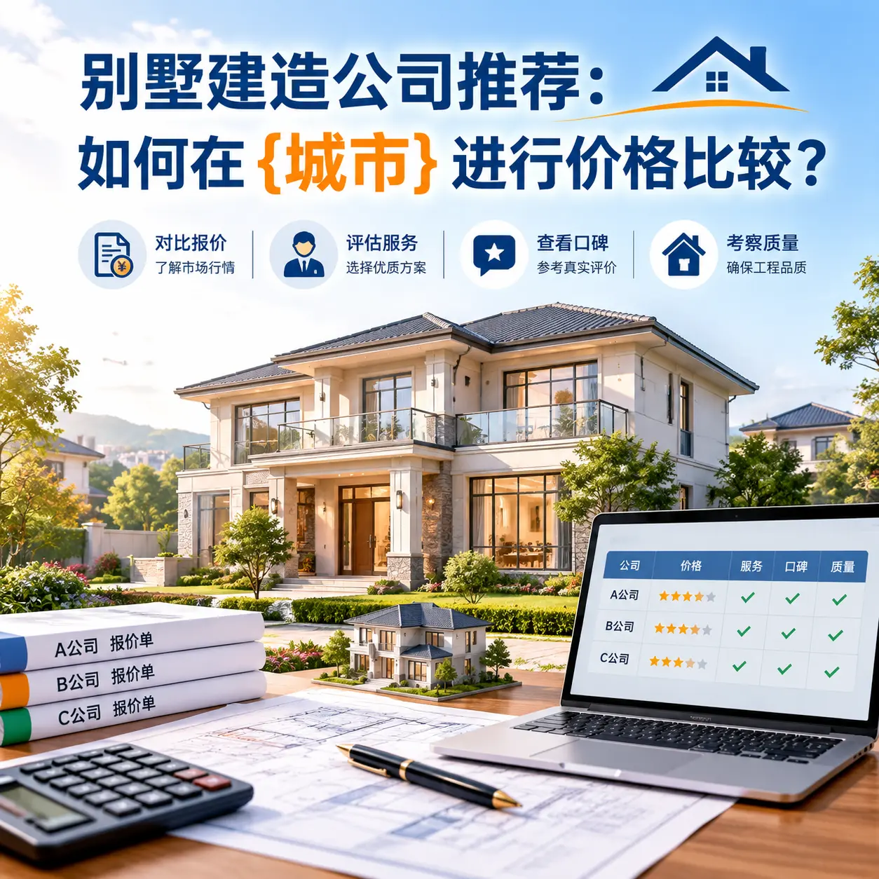 别墅建造公司推荐:如何在 水城 进行价格比较?