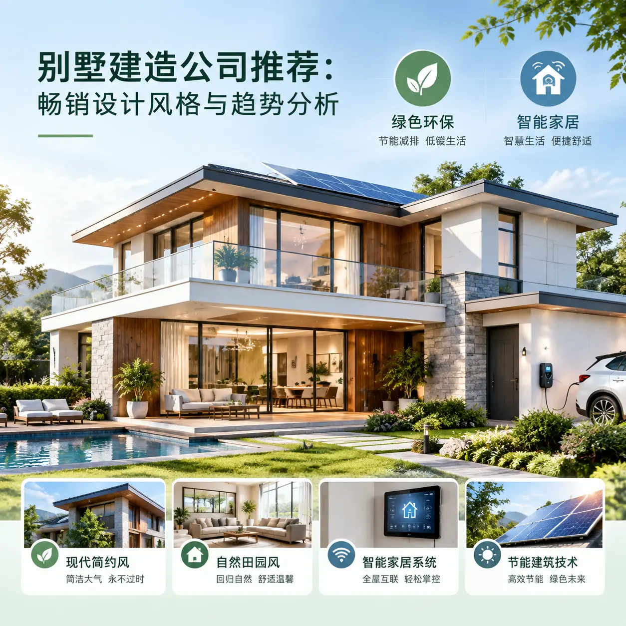 别墅建造公司推荐: 水城 畅销设计风格与趋势分析