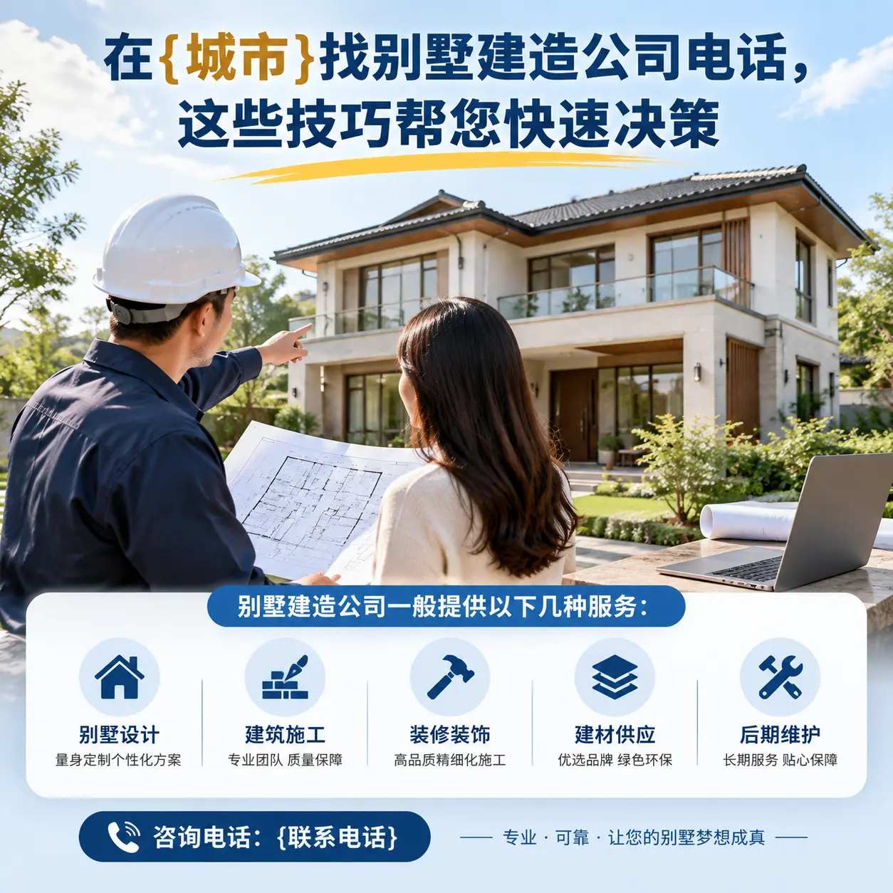 在水城找别墅建造公司电话，这些技巧帮您快速决策