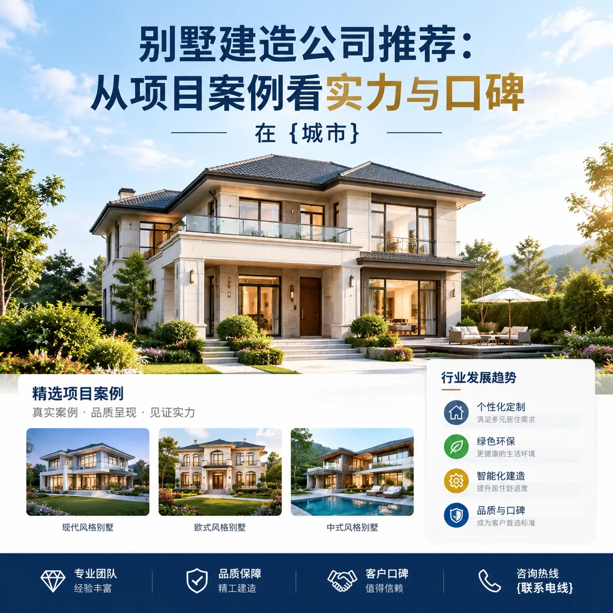 别墅建造公司推荐:从项目案例看实力与口碑在 水城